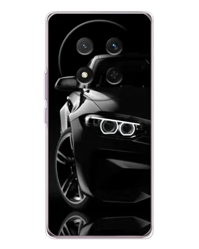 Чехол для Huawei Honor Magic 7 Lite с картинкой «Черная BMW — профиль» Чехол для Huawei Honor Magic 7 Lite с картинкой «Черная BMW — профиль»