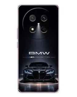 Чехол для Huawei Honor Magic 7 Lite с картинкой «BMW сквозь ночной город»