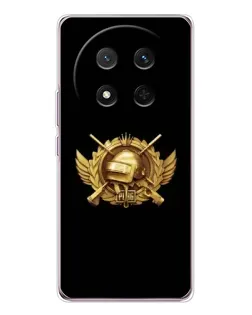 Чехол для Huawei Honor Magic 7 Lite с картинкой «PUBG — оранжевый градиент»