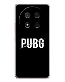 Чехол для Huawei Honor Magic 7 Lite с картинкой «PUBG — белый логотип»