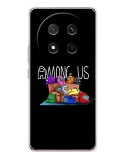 Чехол для Huawei Honor Magic 7 Lite с картинкой «Логотип Among Us»