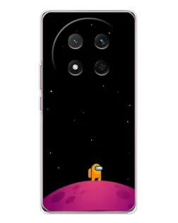 Чехол для Huawei Honor Magic 7 Lite с картинкой «Одинокий герой на планете»