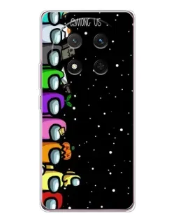 Чехол для Huawei Honor Magic 7 Lite с картинкой «Команда Among Us»