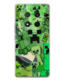 Чехол для Huawei Honor Magic 7 Lite с картинкой «Криперы Minecraft»