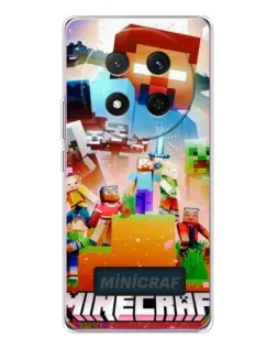 Чехол для Huawei Honor Magic 7 Lite с картинкой «Minecraft герои игры»