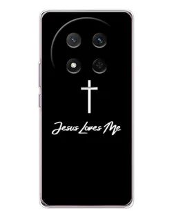 Чехол для Huawei Honor Magic 7 Lite с картинкой «Иисус любит тебя»