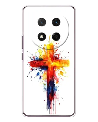 Чехол для Huawei Honor Magic 7 Lite с картинкой «Акварельный крест» Чехол для Huawei Honor Magic 7 Lite с картинкой «Акварельный крест»
