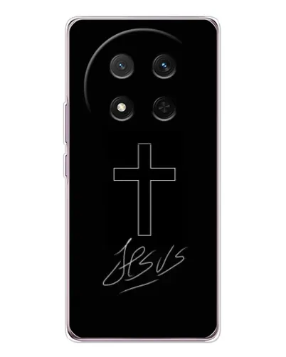 Чехол для Huawei Honor Magic 7 Lite с картинкой «Графический крест Jesus» Чехол для Huawei Honor Magic 7 Lite с картинкой «Графический крест Jesus»