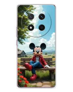 Чехол для Huawei Honor Magic 7 Lite с картинкой «Микки на скамейке»