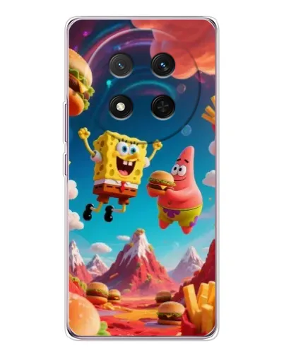 Чехол для Huawei Honor Magic 7 Lite с картинкой «Космический фастфуд» Чехол для Huawei Honor Magic 7 Lite с картинкой «Космический фастфуд»