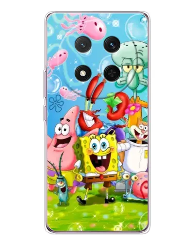 Чехол для Huawei Honor Magic 7 Lite с картинкой «Губка Боб и друзья» Чехол для Huawei Honor Magic 7 Lite с картинкой «Губка Боб и друзья»