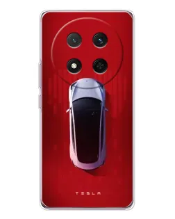 Чехол для Huawei Honor Magic 7 Lite с картинкой «Tesla Top View» Чехол для Huawei Honor Magic 7 Lite с картинкой «Tesla Top View»