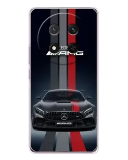 Чохол для Huawei Honor Magic 7 Lite з картинкою «Mercedes — білий карбон» Чохол для Huawei Honor Magic 7 Lite з картинкою «Mercedes — білий карбон»
