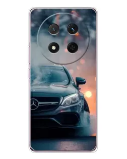 Чехол для Huawei Honor Magic 7 Lite с картинкой «Mercedes — ночной город»