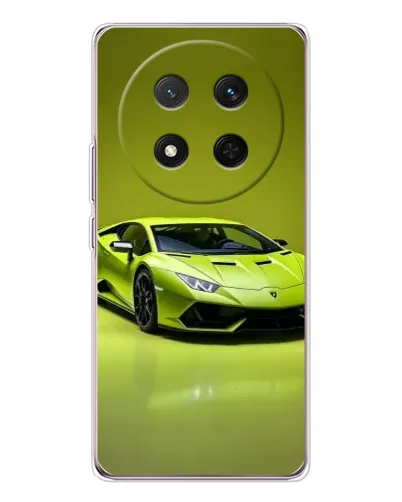 Чехол для Huawei Honor Magic 7 Lite с картинкой «Салатовый Lamborghini Huracan»