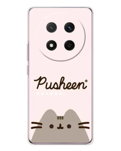 Чехол для Huawei Honor Magic 7 Lite с картинкой «Pusheen логотип»
