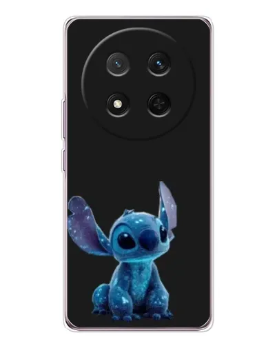 Чехол для Huawei Honor Magic 7 Lite с картинкой «Стич на черном»