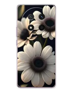 Чехол для Huawei Honor Magic 7 Lite с картинкой «Белые маргаритки макро»
