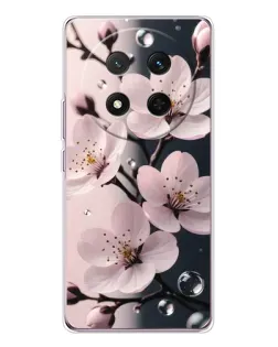 Чехол для Huawei Honor Magic 7 Lite с картинкой «Нежная сакура и капли»