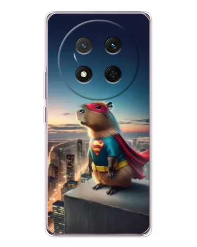 Чехол для Huawei Honor Magic 7 Lite с картинкой «Капи-мен супергерой» Чехол для Huawei Honor Magic 7 Lite с картинкой «Капи-мен супергерой»