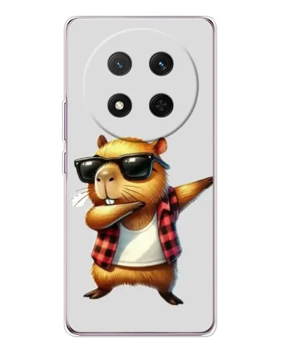 Чехол для Huawei Honor Magic 7 Lite с картинкой «Капибара рэпер даб» Чехол для Huawei Honor Magic 7 Lite с картинкой «Капибара рэпер даб»