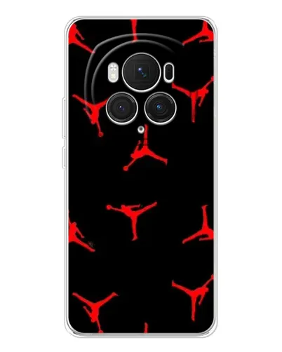 Чехол для Huawei Honor Magic 7 Pro с картинкой «Jordan Red Pattern» Чехол для Huawei Honor Magic 7 Pro с картинкой «Jordan Red Pattern»
