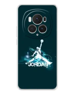 Чехол для Huawei Honor Magic 7 Pro с картинкой «Jordan Blue Fire» Чехол для Huawei Honor Magic 7 Pro с картинкой «Jordan Blue Fire»