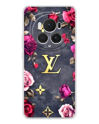 Чехол для Huawei Honor Magic 7 Pro с картинкой «Цветочный Louis Vuitton»