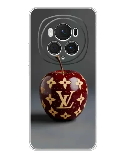Чехол для Huawei Honor Magic 7 Pro с картинкой «Красное яблоко LV»