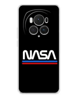 Чохол для Huawei Honor Magic 7 Pro з картинкою «NASA — класика Red Blue»