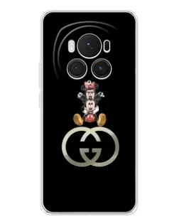 Чехол для Huawei Honor Magic 7 Pro с картинкой «Минни Маус на лого» Чехол для Huawei Honor Magic 7 Pro с картинкой «Минни Маус на лого»
