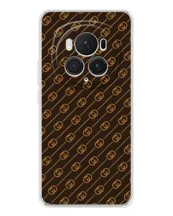 Чехол для Huawei Honor Magic 7 Pro с картинкой «Gucci — золотые диагонали» Чехол для Huawei Honor Magic 7 Pro с картинкой «Gucci — золотые диагонали»