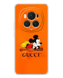 Чехол для Huawei Honor Magic 7 Pro с картинкой «Микки Маус Gucci — оранж» Чехол для Huawei Honor Magic 7 Pro с картинкой «Микки Маус Gucci — оранж»