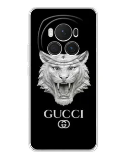 Чехол для Huawei Honor Magic 7 Pro с картинкой «Gucci — серебряный лев» Чехол для Huawei Honor Magic 7 Pro с картинкой «Gucci — серебряный лев»
