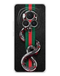 Чехол для Huawei Honor Magic 7 Pro с картинкой «Gucci — змея на полосе» Чехол для Huawei Honor Magic 7 Pro с картинкой «Gucci — змея на полосе»