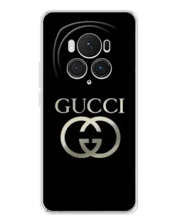Чехол для Huawei Honor Magic 7 Pro с картинкой «Gucci — золото на черном» Чехол для Huawei Honor Magic 7 Pro с картинкой «Gucci — золото на черном»