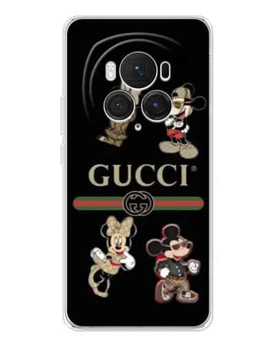Чехол для Huawei Honor Magic 7 Pro с картинкой «Gucci — герои Disney и монограмма» Чехол для Huawei Honor Magic 7 Pro с картинкой «Gucci — герои Disney и монограмма»