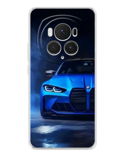 Чехол для Huawei Honor Magic 7 Pro с картинкой «Голубая BMW M4» Чехол для Huawei Honor Magic 7 Pro с картинкой «Голубая BMW M4»