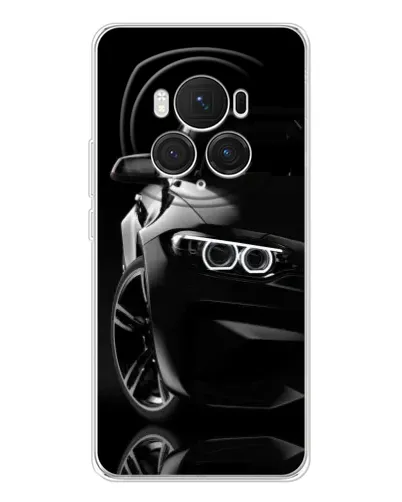 Чехол для Huawei Honor Magic 7 Pro с картинкой «Черная BMW — профиль» Чехол для Huawei Honor Magic 7 Pro с картинкой «Черная BMW — профиль»