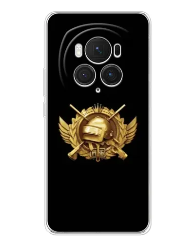 Чохол для Huawei Honor Magic 7 Pro з картинкою «PUBG — помаранчевий градієнт»