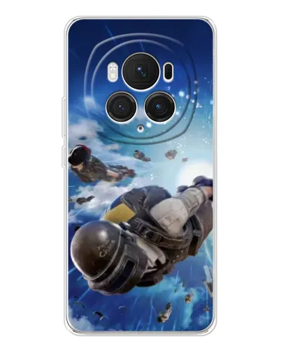 Чохол для Huawei Honor Magic 7 Pro з картинкою «Десант PUBG — стрибок»