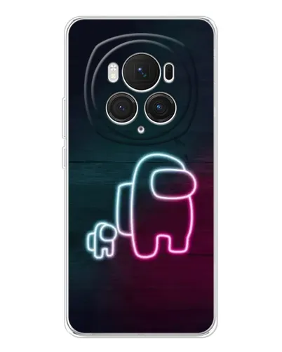 Чохол для Huawei Honor Magic 7 Pro з картинкою «Among Us неон-арт» Чохол для Huawei Honor Magic 7 Pro з картинкою «Among Us неон-арт»