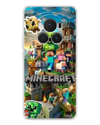 Чохол для Huawei Honor Magic 7 Pro з картинкою «Замок Minecraft»