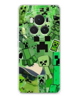 Чохол для Huawei Honor Magic 7 Pro з картинкою «Кріпери Minecraft»