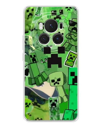 Чохол для Huawei Honor Magic 7 Pro з картинкою «Кріпери Minecraft»