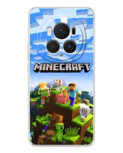 Чохол для Huawei Honor Magic 7 Pro з картинкою «Minecraft класичний світ»