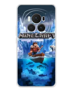 Чохол для Huawei Honor Magic 7 Pro з картинкою «Minecraft льодянийсвіт»