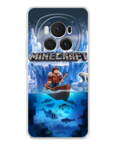 Чохол для Huawei Honor Magic 7 Pro з картинкою «Minecraft льодянийсвіт»