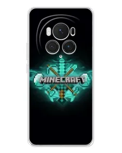 Чохол для Huawei Honor Magic 7 Pro з картинкою «Minecraft Diamond лого»