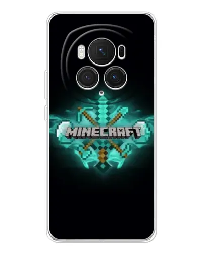 Чохол для Huawei Honor Magic 7 Pro з картинкою «Minecraft Diamond лого»